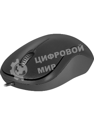 Мышь проводная Defender Patch MS-759 черный, 1000 dpi, USB, кнопки - 3