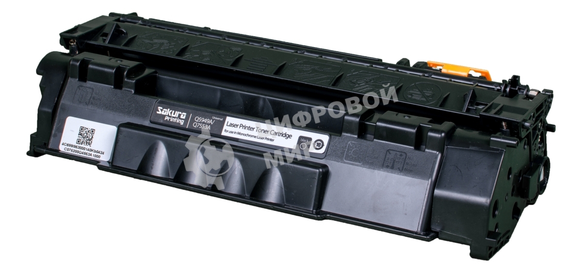 Картридж лазерный Sakura Q5949A/Q7553A для HP для HP P2014/P2015/M2727, LJ 1160/1320/3390/3392, черный, 2500 к.