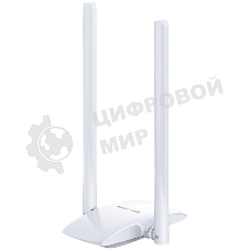Сетевой адаптер WiFi Mercusys MW300UH USB 2.0 (ант.внеш.несъем.) 2ант.
