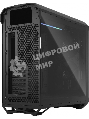 Компьютерный корпус Fractal Design Torrent Black TG Light Tint/E-ATX, TG, 2x3.5, 4x2.5, 7xPCI, 1xUSB-C, 2xUSB3.0/2x180mm, 3x140mm fans inc./FD-C-TOR1A-01