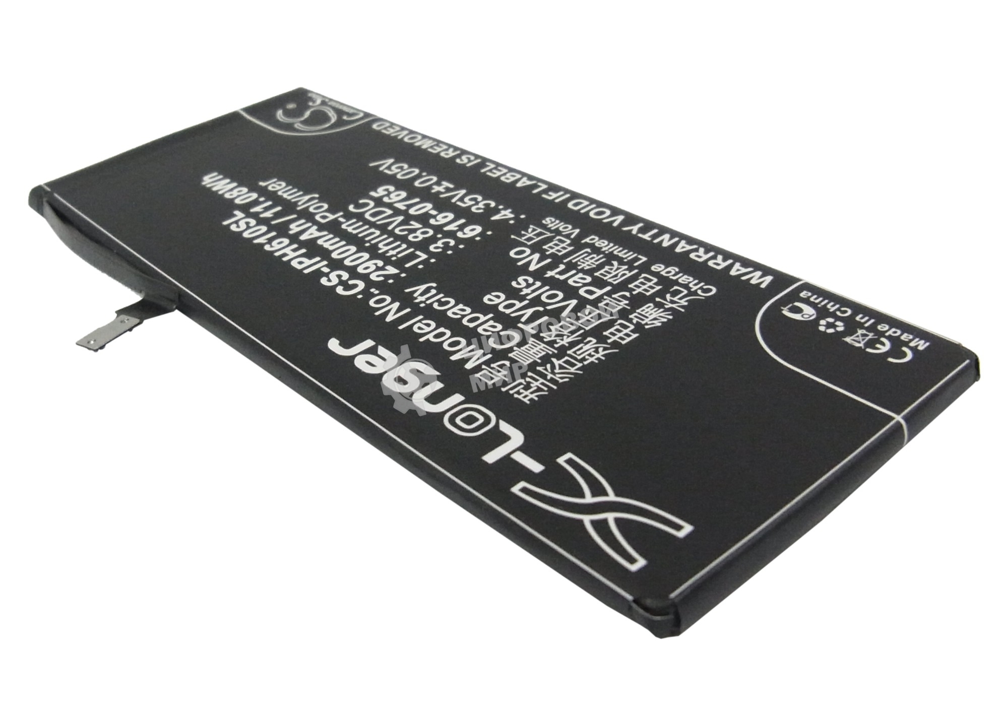 Аккумулятор CameronSino CS-IPH610SL для iPhone 6 Plus 3.82V, 2900mAh, 11.08Wh