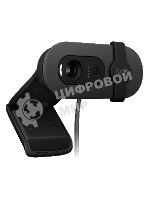 Веб-камера Logitech Webcam Brio 100, 1920x1080, GRAPHITE, защитная шторка