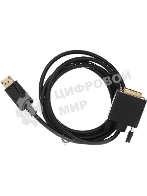 Кабель-переходник DisplayPort---DVI_M/M 1,8м Telecom TA668-1.8M