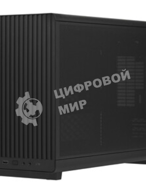 Корпус Lian Li A3-mATX Wood Black, Micro-Tower, чёрный