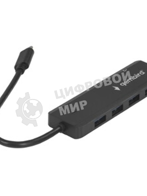 USB-концентратор Gembird UHB-C424, USB Type-C, USB 4 порта, USB Type-C