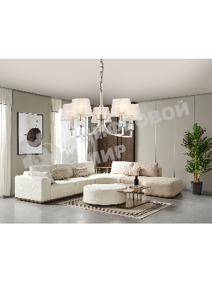Люстра Ambrella light LH71214/5 CGD золото E14/5 max 40W D620*740