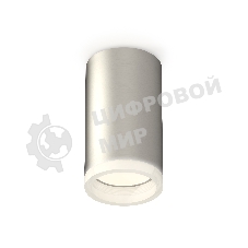 Светильник Ambrella Light XS6324040 SSL/FR серебро песок/белый матовый MR16 GU5.3 (C6324, N6245)