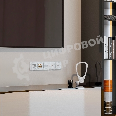 Накладка для розетки USB (белый)