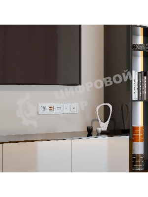 Накладка для розетки USB (белый)