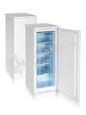 Морозильная камера Бирюса Б-114 белый, 130л, 5 ящиков