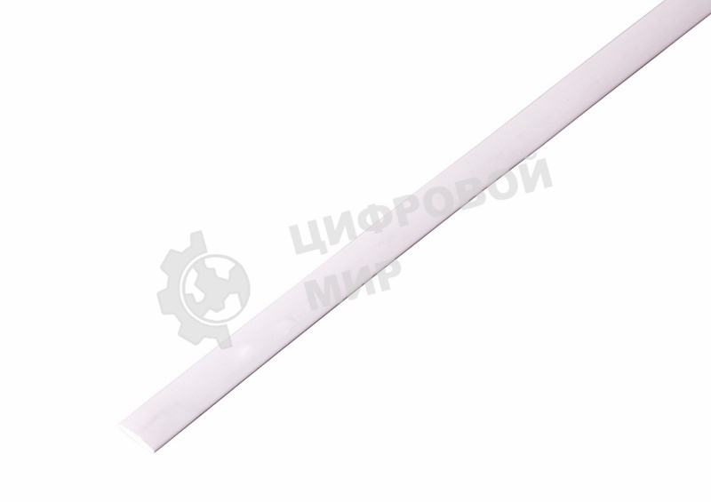 Термоусаживаемая трубка Rexant 8,0/4,0 мм, белая, упаковка 50 шт. по 1 м