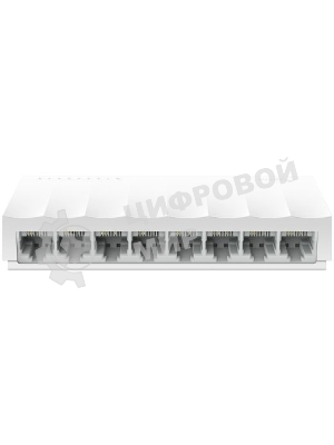 Коммутатор TP-Link LS1008, 8×100 Мбит/с, неуправляемый
