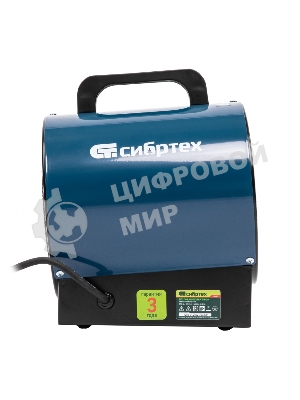 Тепловая пушка Сибртех ТВ-2М (тепловентилятор), 230 В, 2 реж. вентилятор, 2000 Вт