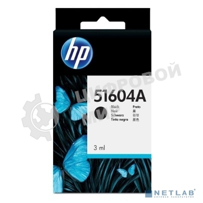 Картридж струйный HP 51604A черный for plain paper