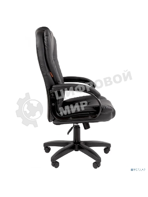 Кресло офисное Chairman 600LT чер.пласт экопремиум черный