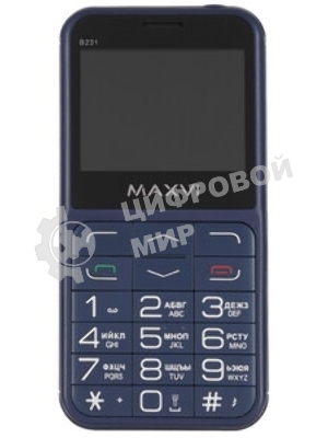 Мобильный телефон Maxvi B231 синий