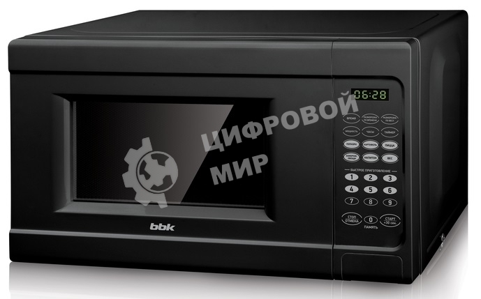 Микроволновая печь BBK 20MWS-727S/B черный, 20 л, 700 Вт, переключатели - сенсор