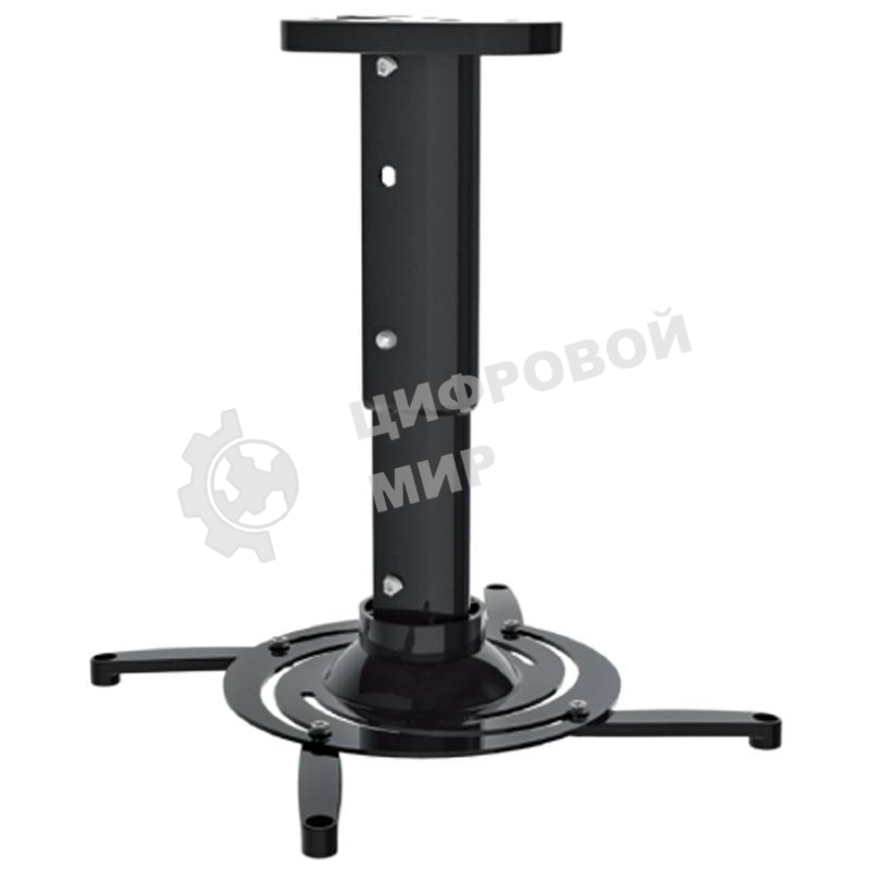 Кронштейн для проектора Cactus CS-VM-PR05M-BK черный макс.10кг настенный и потолочный поворот и наклон