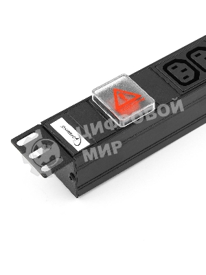 Блок Gembird EHB8-4, 1 вход С14/8 выходов C13, с защитой для 19