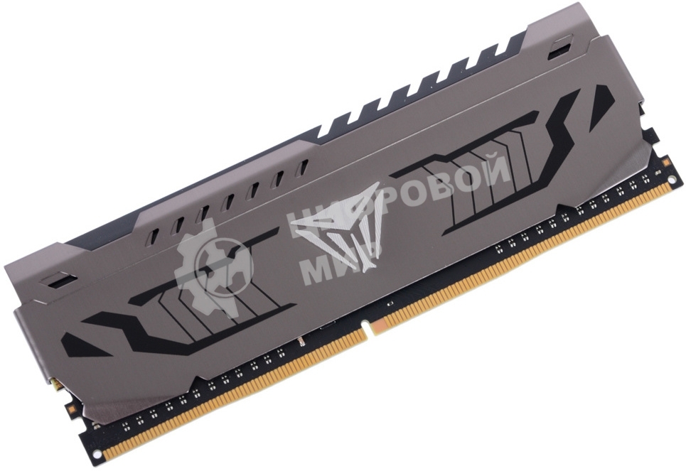 Оперативная память Patriot Viper Steel, DDR4, 8GB, 3200MHz, CL16, DIMM, с радиатором, черный