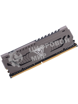 Оперативная память Patriot Viper Steel, DDR4, 8GB, 3200MHz, CL16, DIMM, с радиатором, черный
