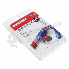 Неодимовый магнит диск Rexant 15х10мм сцепление 8 кг (Упаковка 1 шт)