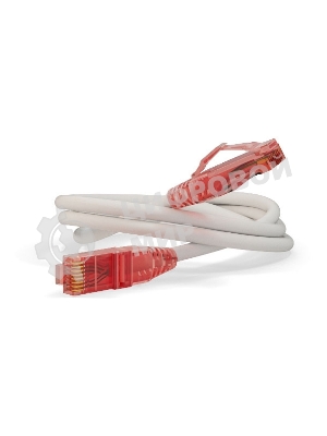 Патч-корд Hyperline U/­UTP, Cat.5е, LSZH, 1 м, белый 