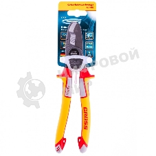 Кабелерез Gross диэлектрические рукоятки до 1000 В, трехкомпонентные рукоятки, 210 мм