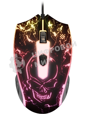 Комплект клавиатура+мышь Defender Aura MKP-117 проводной, USB, 2400 DPI, черный