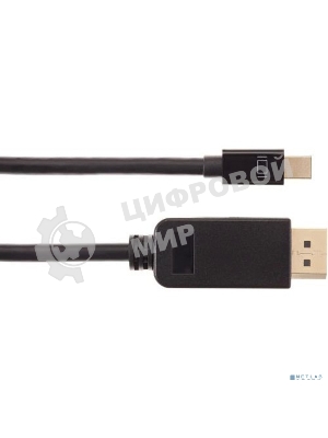 Кабель-переходник Mini DisplayPort M -> DisplayPort M 4K*60 Hz 1,8 м VCOM CG682-1.8M