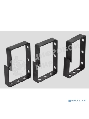 Органайзер кабельный одинарный ЦМО 90x65 мм, 5 штук, черный (СБ-9005-5)