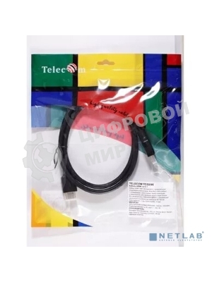 Кабель HDMI 19M/M,ver. 2.1, 8K@60 Hz 1m Telecom TCG255-1M