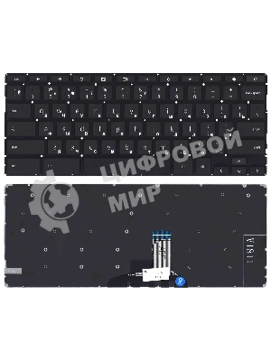 Клавиатура для ноутбука HP Chromebook 14A-NA черная