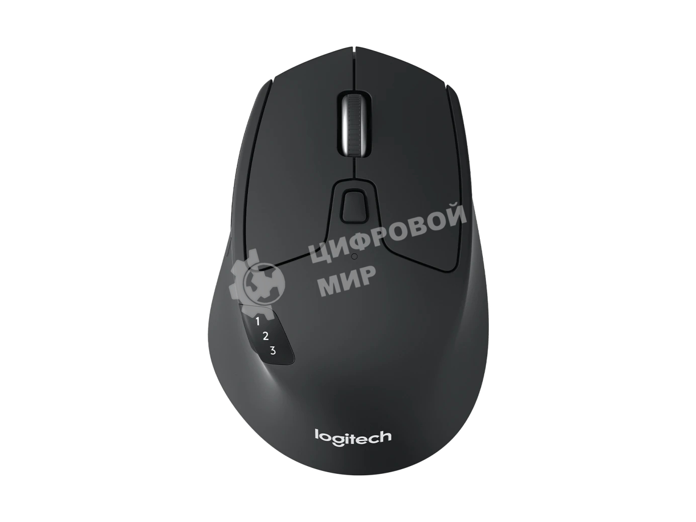 Мышь беспроводная Logitech M720 Triathlon черный, 1000 dpi, радиоканал, Bluetooth, USB, кнопки - 8