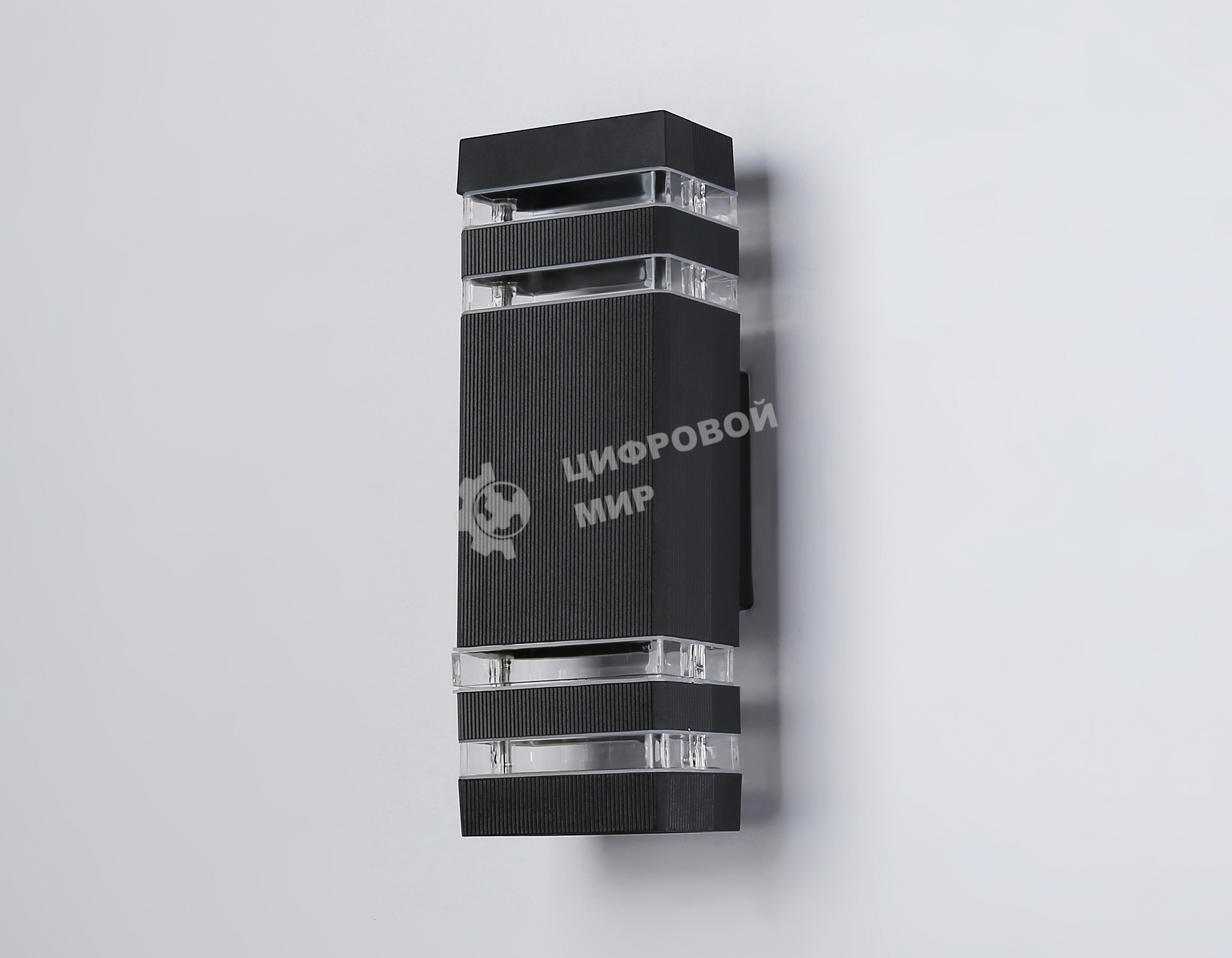 Светильник Ambrella light ST2574/2 BK/CL черный/прозрачный IP54 GU10/2 max 35W 310*110*65