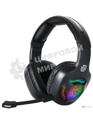 Гарнитура Oklick HS-L575G чёрный, беспроводная + проводная, Bluetooth
