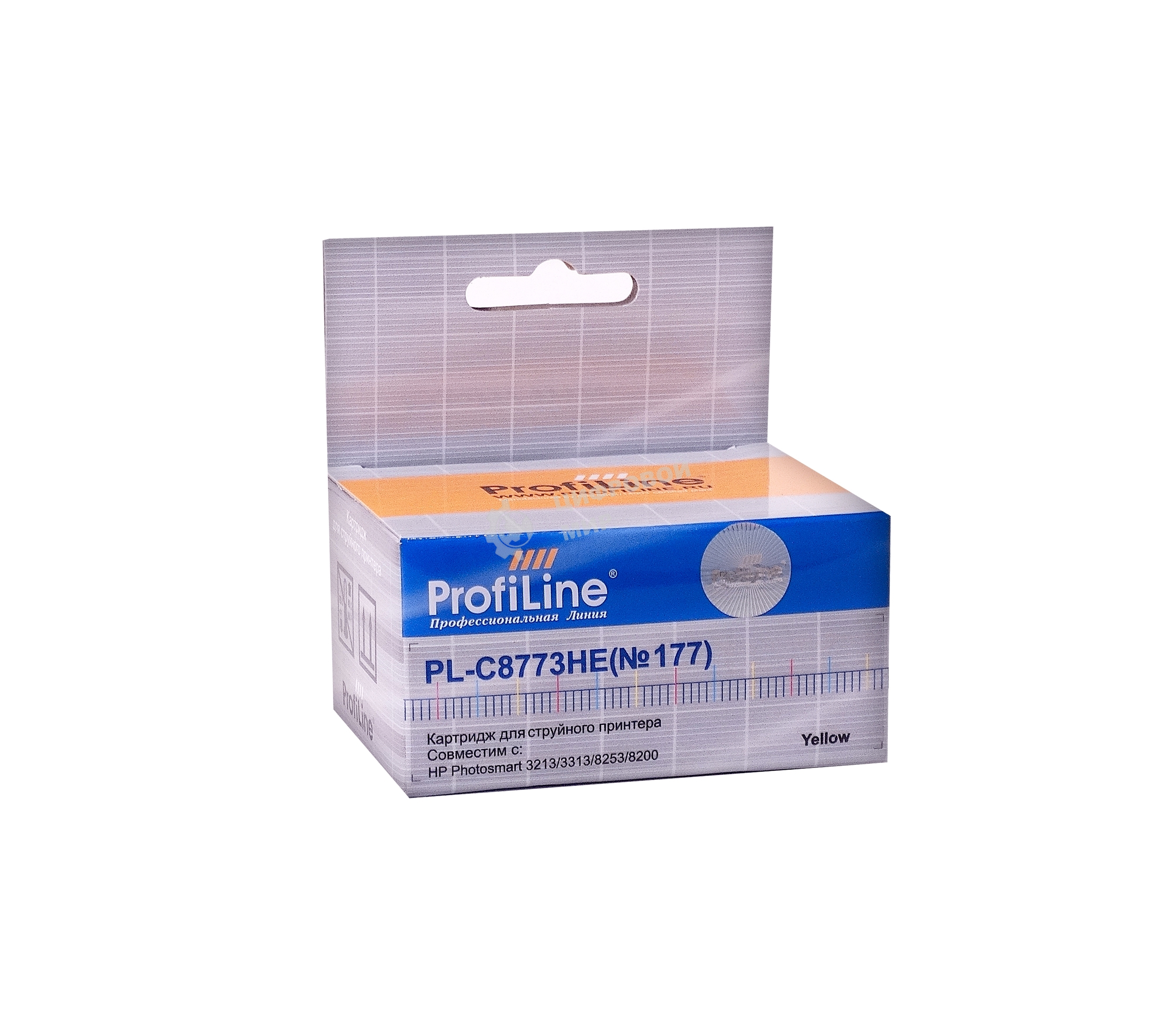 Картридж струйный ProfiLine PL-C8773HE №177 для принтеров HP 8253 Yellow водн