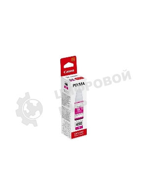 Чернила Canon GI-490M 0665C001 пурпурный для Canon Pixma G1400/2400/3400 (70мл)
