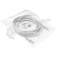 Патч-корд ExeGate EX286385RUS UTP-RJ45-RJ45-5e-5M-LSZH-GY, UTP, cat.5e, LSZH, 5м, серый