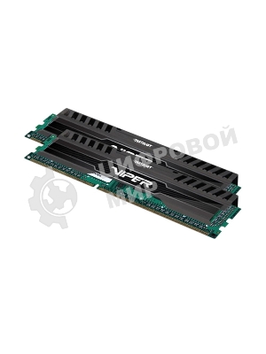 Оперативная память Patriot Viper 3, DDR3, 16GB (2x8 GB), 1600 MHz, CL9, DIMM, радиатор, черный