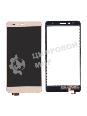 Сенсорное стекло (тачскрин) для Huawei Honor 5X/GR5, золотое