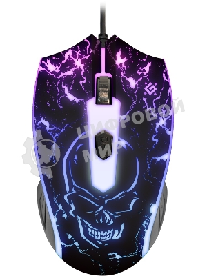 Комплект клавиатура+мышь Defender Aura MKP-117 проводной, USB, 2400 DPI, черный