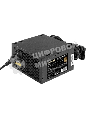 Блок питания 450W ExeGate 80 PLUS Bronze 450PPH-S-OEM (ATX, APFC, SC, КПД 88% (80 PLUS Bronze), 12cm fan, 24pin, (4+4)pin, 2xPCI-E, 3xSATA, 3xIDE, кабель 220V 1,8м с защитой от выдергивания, black, RTL)