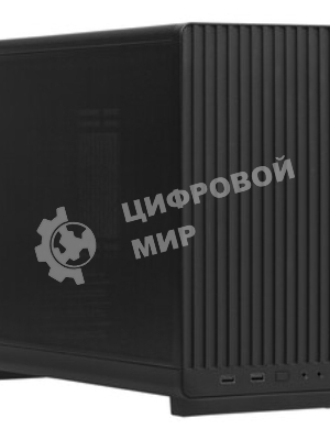 Корпус Lian Li A3-mATX Wood Black, Micro-Tower, чёрный