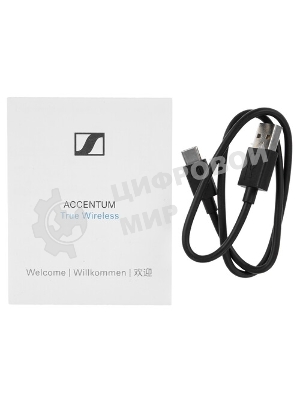 Наушники TWS Sennheiser Accentum True Wireless белый, внутриканальные, Bluetooth, гибридное активное шумоподавление, до 8 ч