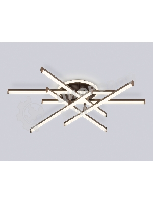 Потолочный светодиодный светильник Ambrella light FL6253 CF кофе 97W 3000K-6400K 805*760*170 (ПДУ ИК)