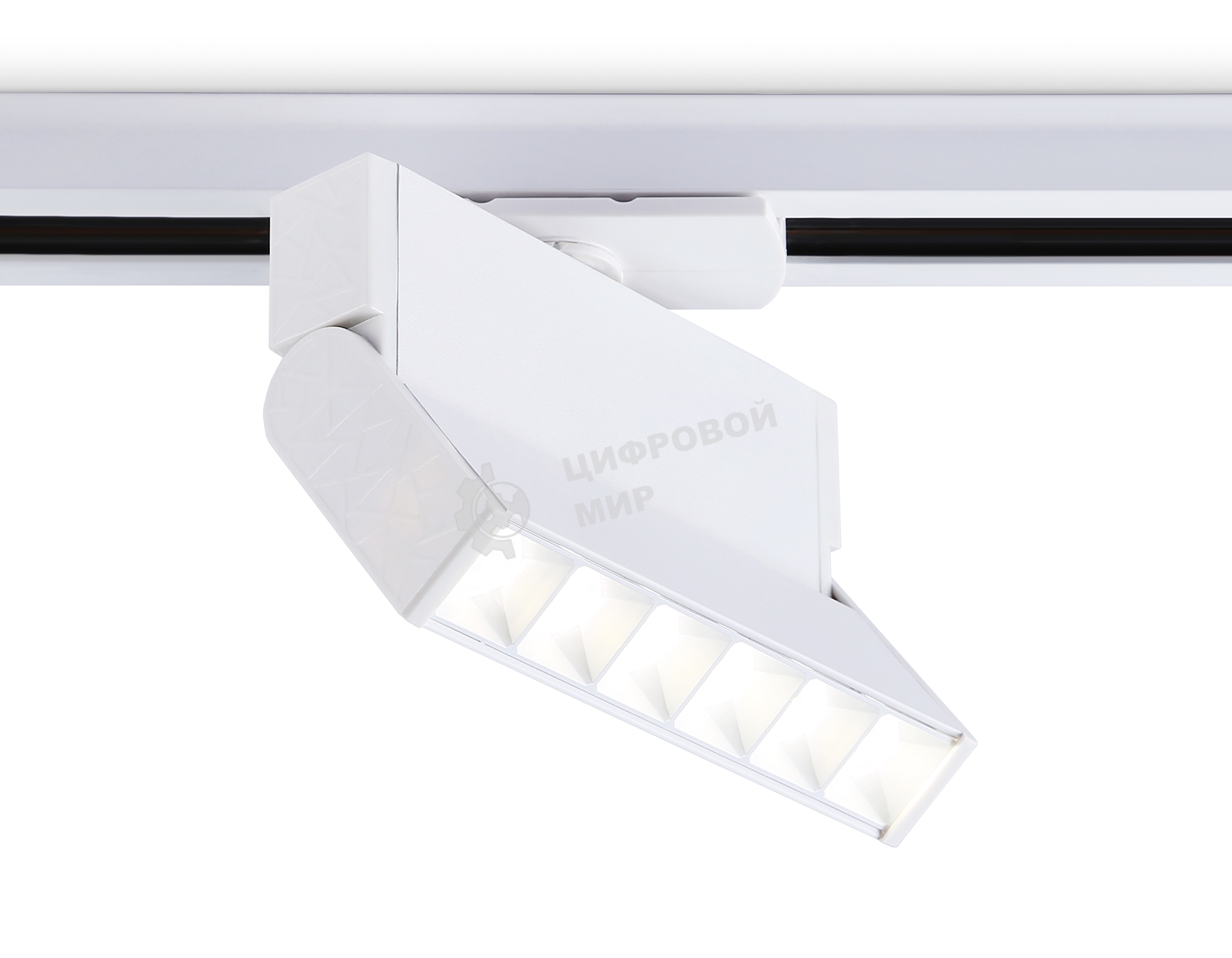 Трековый однофазный светодиодный светильник Ambrella light GL6812 WH белый LED 6W 4200K 24° 115*22*87