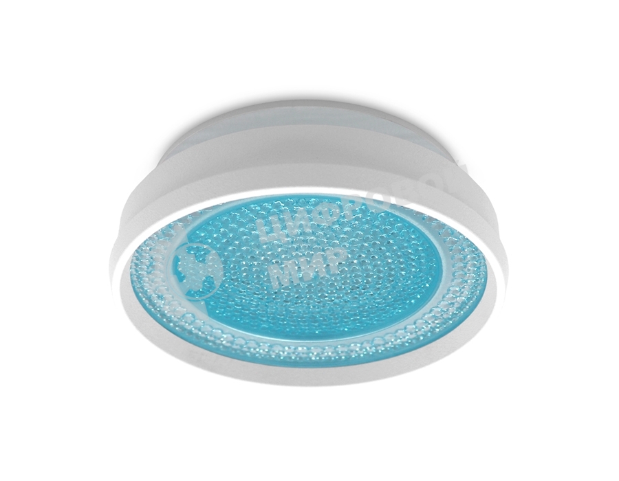 Светильник Ambrella light TN344 SWH/BL белый песок/голубой GU5.3 D85*45