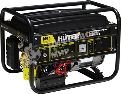 Электрогенератор бензиновый Huter DY3000LX, 2.7 кВт, 67 дБ, 45 кг