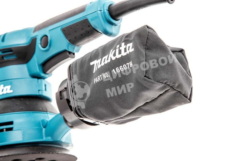 Эксцентриковая шлифовальная машина Makita BO5041 ЭШМ,300Вт,ф125мм,4000-12000об\м,ампл-2.8мм,1.4кг,кор,п\сборник,доп.рукоятка